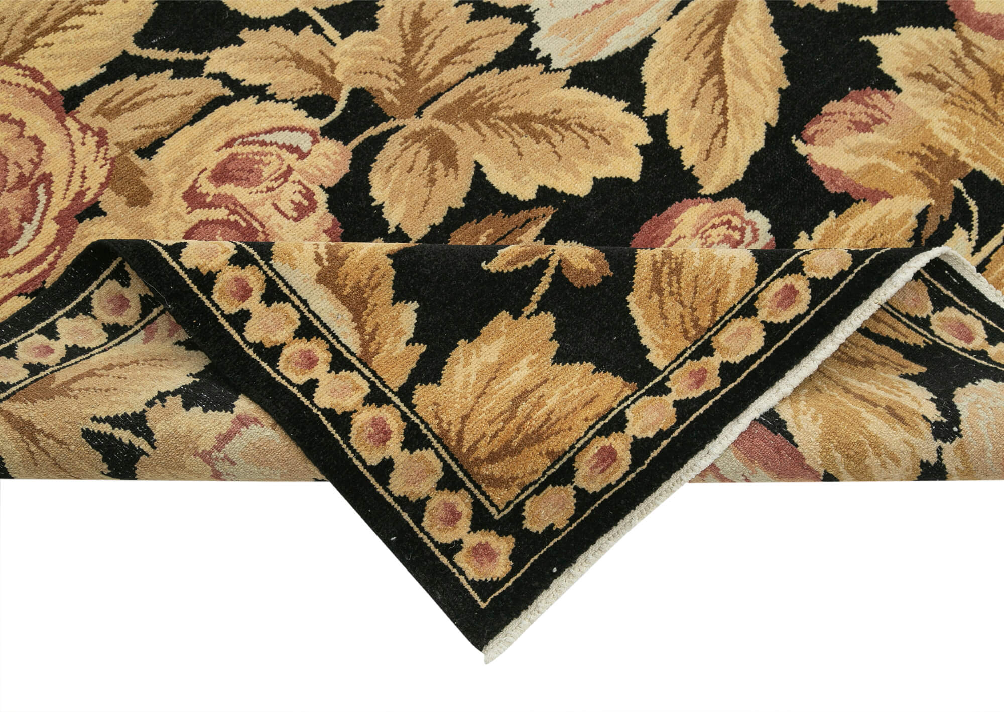 Tebriz Bej Klasik Pamuk Yün El Dokuma Halısı 264x348 Agacan