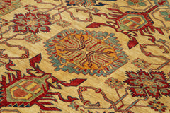 Tebriz Kırmızı Klasik Pamuk Yün El Dokuma Halısı 242x313 Agacan