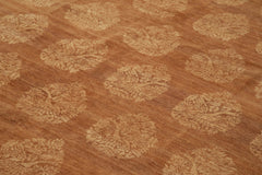 Tebriz Turuncu Klasik Pamuk Yün El Dokuma Halısı 275x365 Agacan