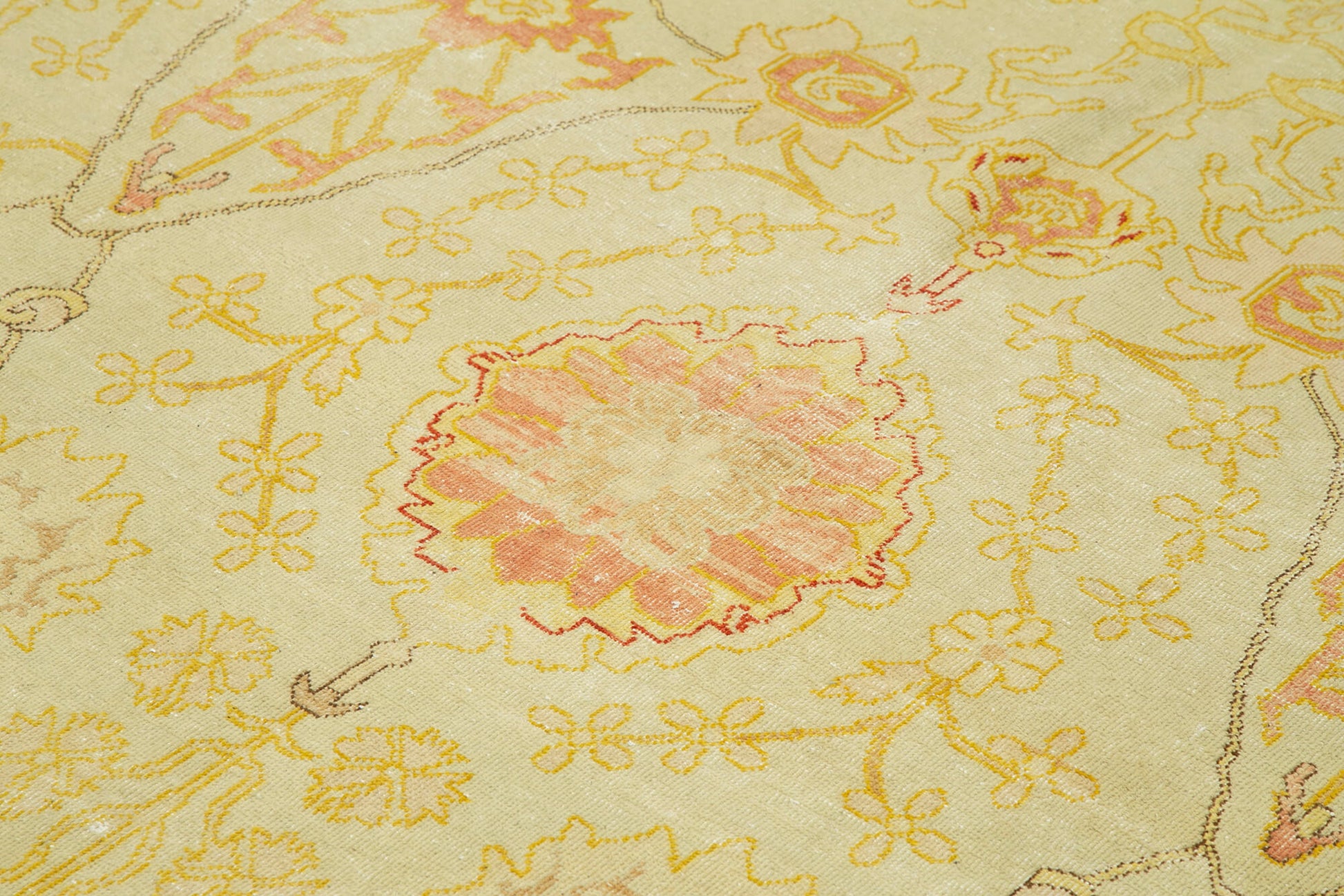 Tebriz Bej Klasik Pamuk Yün El Dokuma Halısı 240x306 Agacan