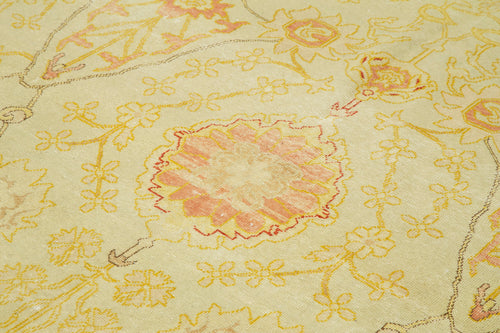 Tebriz Bej Klasik Pamuk Yün El Dokuma Halısı 240x306 Agacan