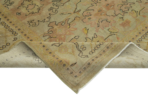 Tebriz Bej Klasik Pamuk Yün El Dokuma Halısı 250x302 Agacan