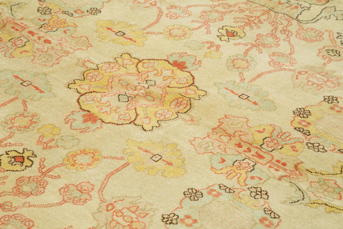 Tebriz Bej Klasik Pamuk Yün El Dokuma Halısı 236x295 Agacan