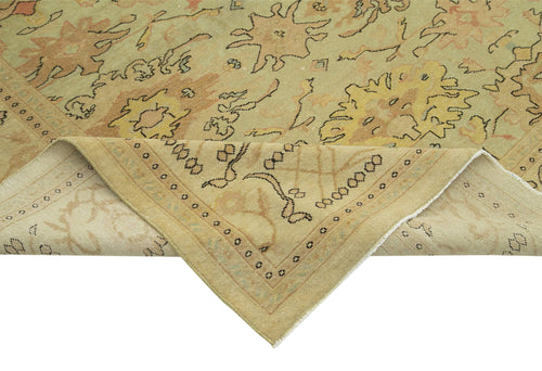 Tebriz Bej Klasik Pamuk Yün El Dokuma Halısı 250x293 Agacan