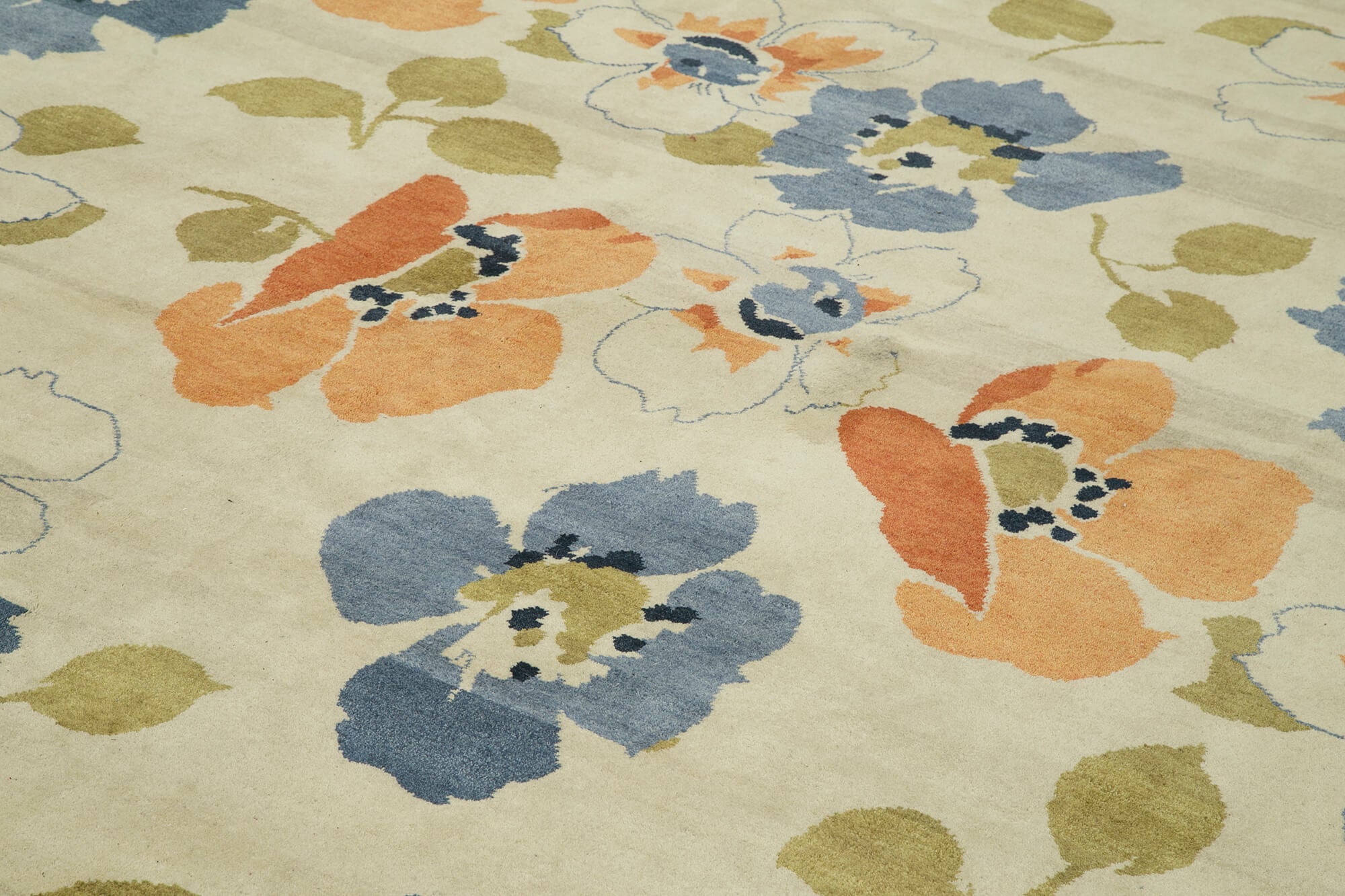 Tebriz Bej Klasik Pamuk Yün El Dokuma Halısı 305x437 Agacan