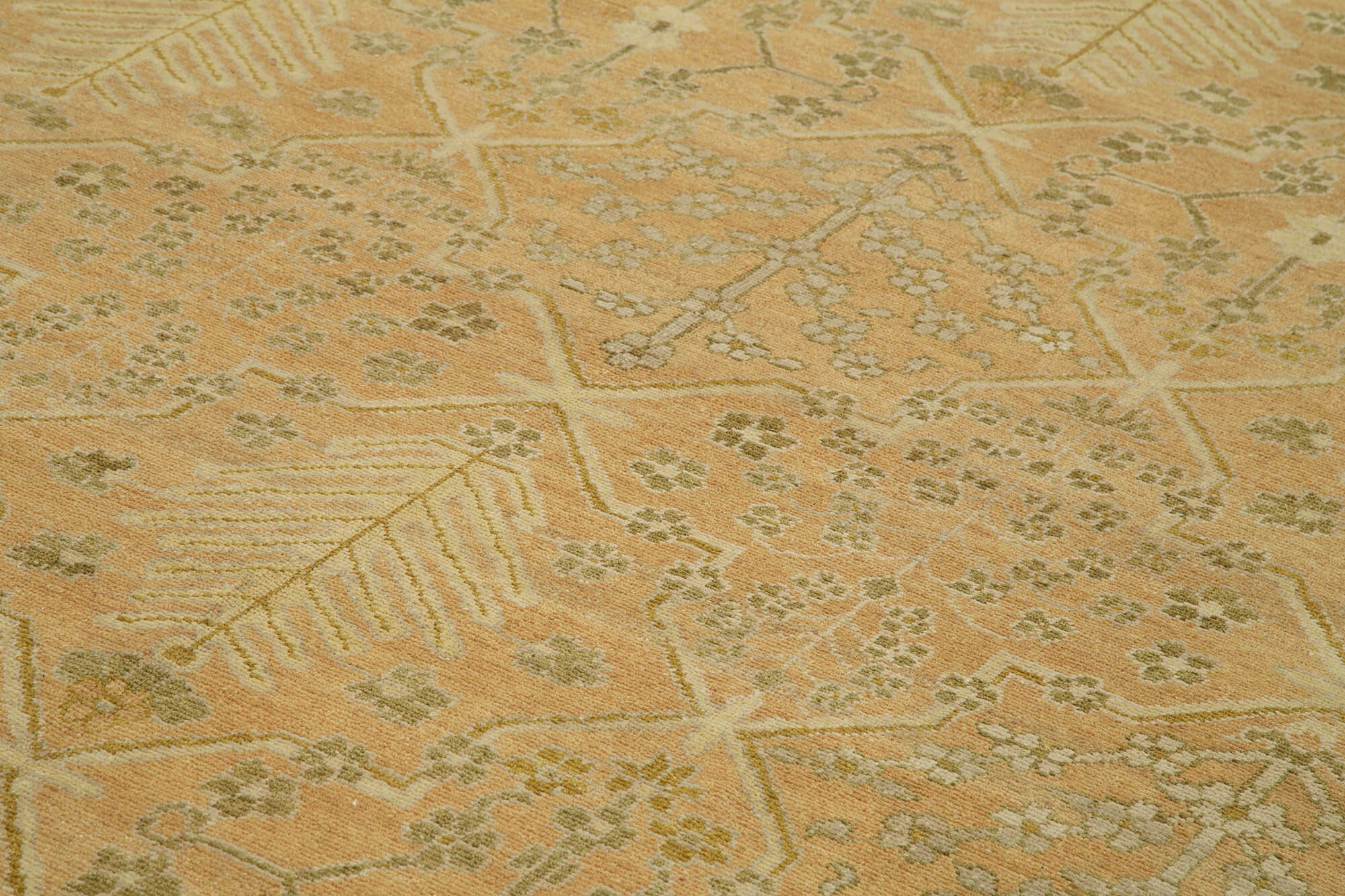 Tebriz Kırmızı Klasik Pamuk Yün El Dokuma Halısı 278x385 Agacan