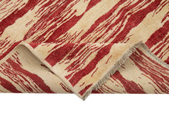 Tebriz Kırmızı Klasik Pamuk Yün El Dokuma Halısı 172x234 Agacan