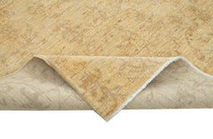 Tebriz Sarı Klasik Pamuk Yün El Dokuma Halısı 180x256 Agacan