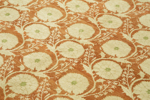 Tebriz Bej Klasik Pamuk Yün El Dokuma Halısı 184x238 Agacan