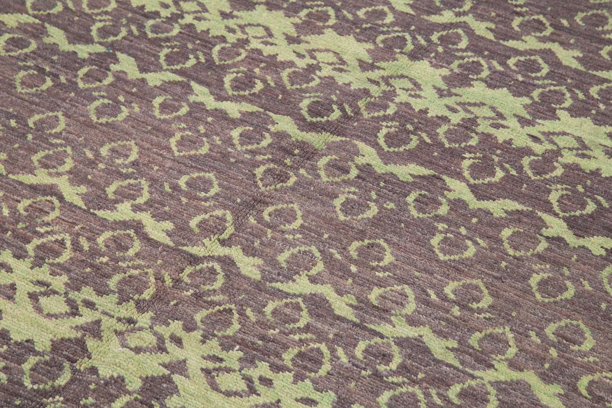 Tebriz Mor Klasik Pamuk Yün El Dokuma Halısı 190x260 Agacan