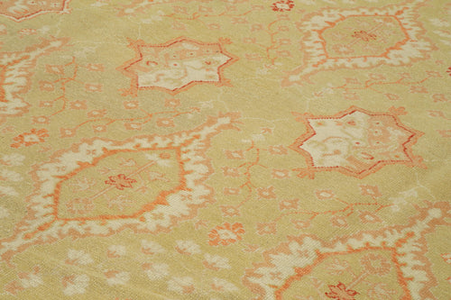 Tebriz Bej Klasik Pamuk Yün El Dokuma Halısı 280x366 Agacan