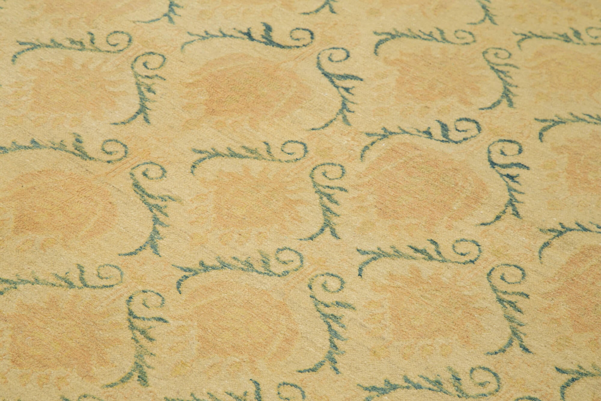 Tebriz Bej Klasik Pamuk Yün El Dokuma Halısı 232x280 Agacan