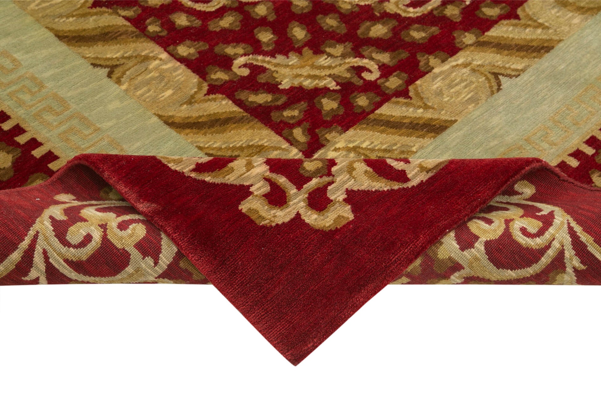 Tebriz Kırmızı Klasik Pamuk Yün El Dokuma Halısı 250x315 Agacan