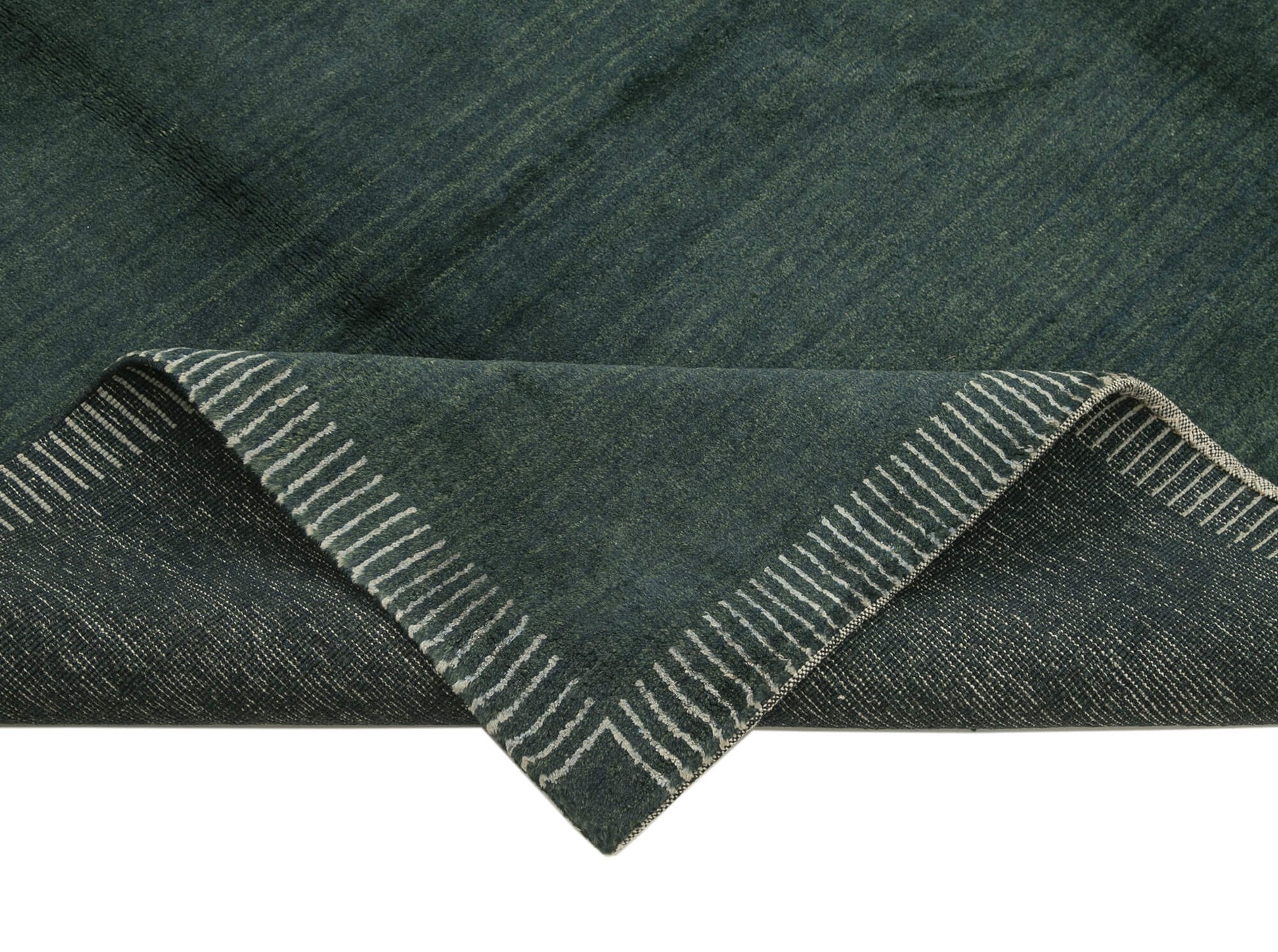 Tebriz Yeşil Klasik Pamuk Yün El Dokuma Halısı 240x240 Agacan