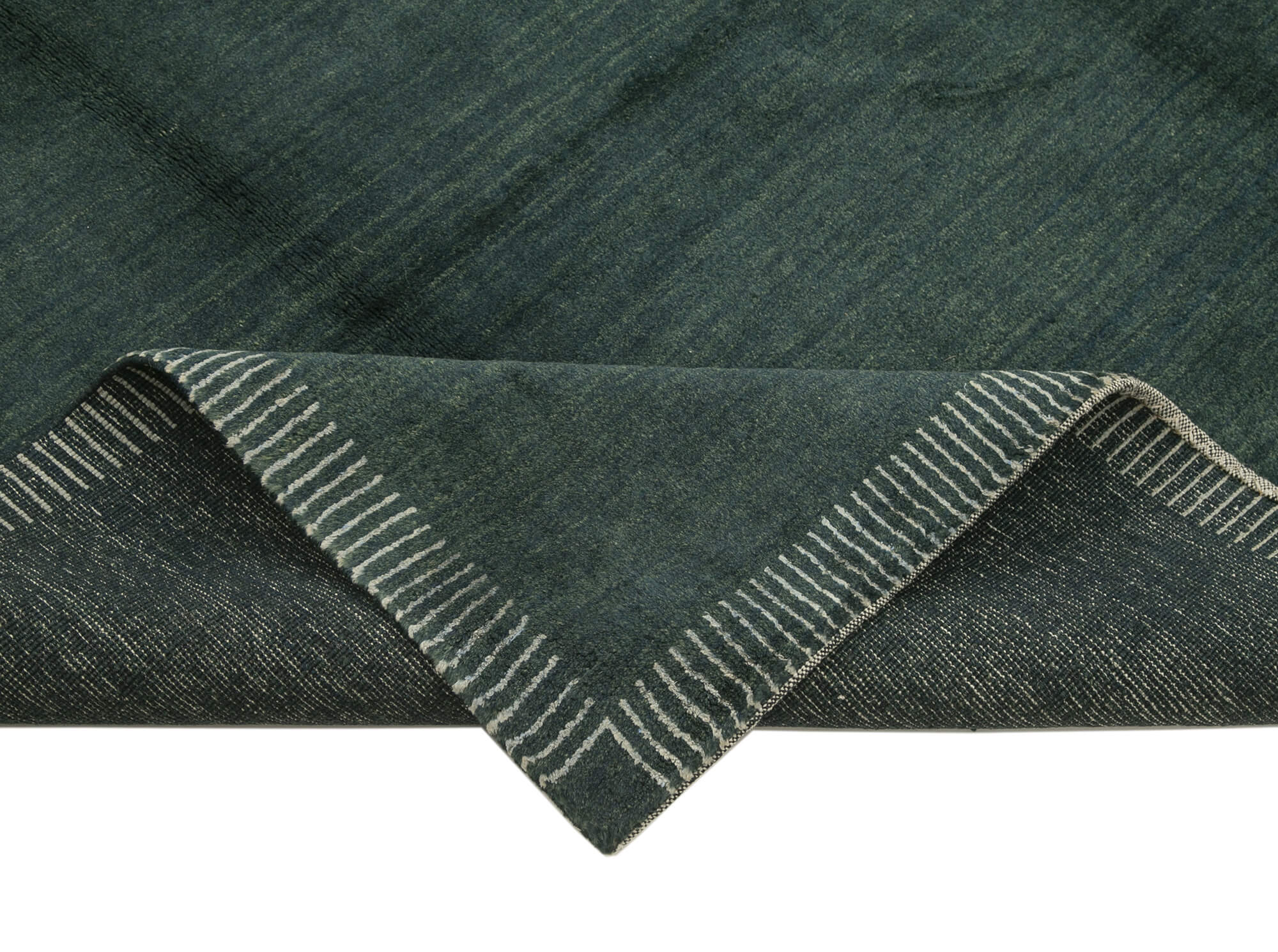 Tebriz Yeşil Klasik Pamuk Yün El Dokuma Halısı 240x240 Agacan