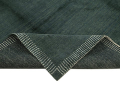 Tebriz Yeşil Klasik Pamuk Yün El Dokuma Halısı 240x240 Agacan