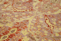 Tebriz Mor Klasik Pamuk Yün El Dokuma Halısı 240x307 Agacan