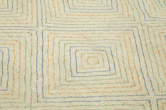 Tebriz Bej Klasik Pamuk Yün El Dokuma Halısı 187x267 Agacan