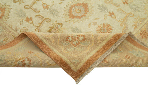 Tebriz Bej Klasik Pamuk Yün El Dokuma Halısı 247x307 Agacan