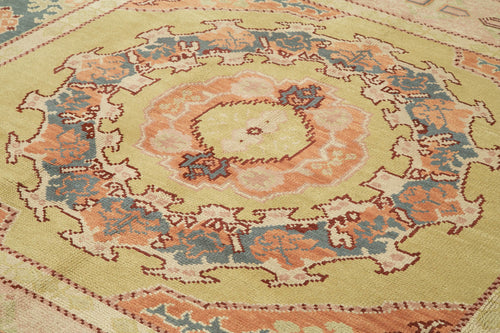 Tebriz Bej Klasik Pamuk Yün El Dokuma Halısı 244x310 Agacan