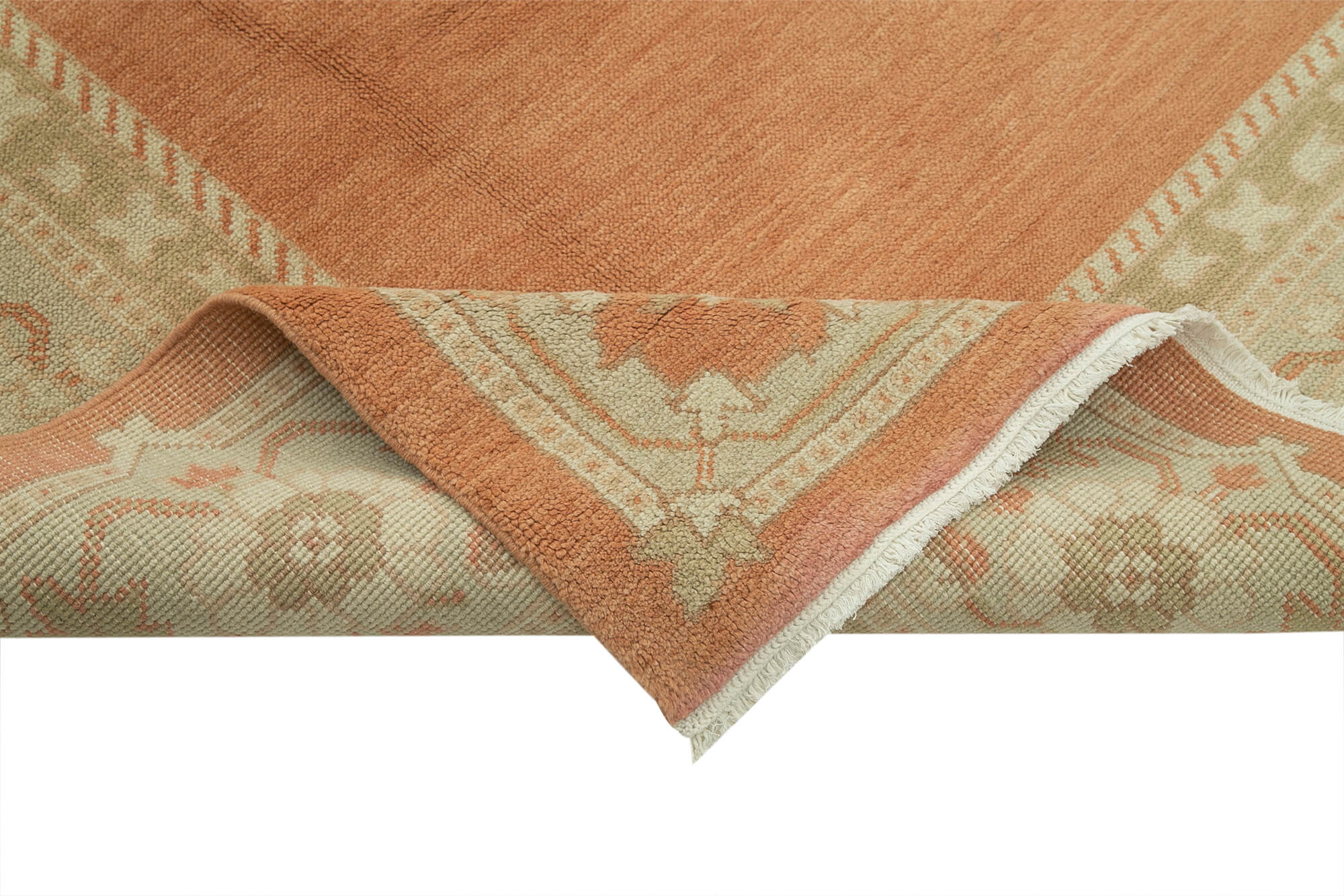 Tebriz Kırmızı Klasik Pamuk Yün El Dokuma Halısı 244x305 Agacan