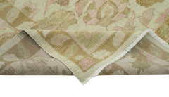 Tebriz Yeşil Klasik Pamuk Yün El Dokuma Halısı 246x293 Agacan