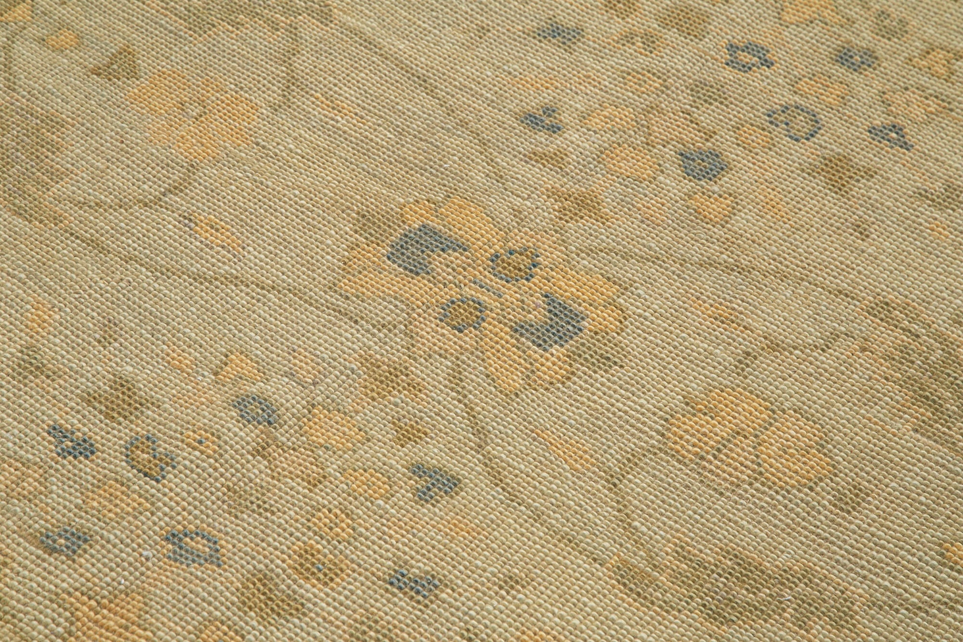 Tebriz Bej Klasik Pamuk Yün El Dokuma Halısı 115x182 Agacan