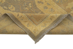 Tebriz Turuncu Klasik Pamuk Yün El Dokuma Halısı 109x175 Agacan