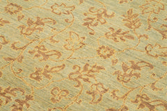 Tebriz Yeşil Klasik Pamuk Yün El Dokuma Halısı 117x177 Agacan