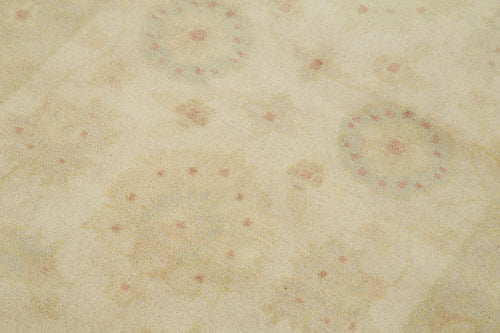 Tebriz Bej Klasik Pamuk Yün El Dokuma Halısı 80x288 Agacan