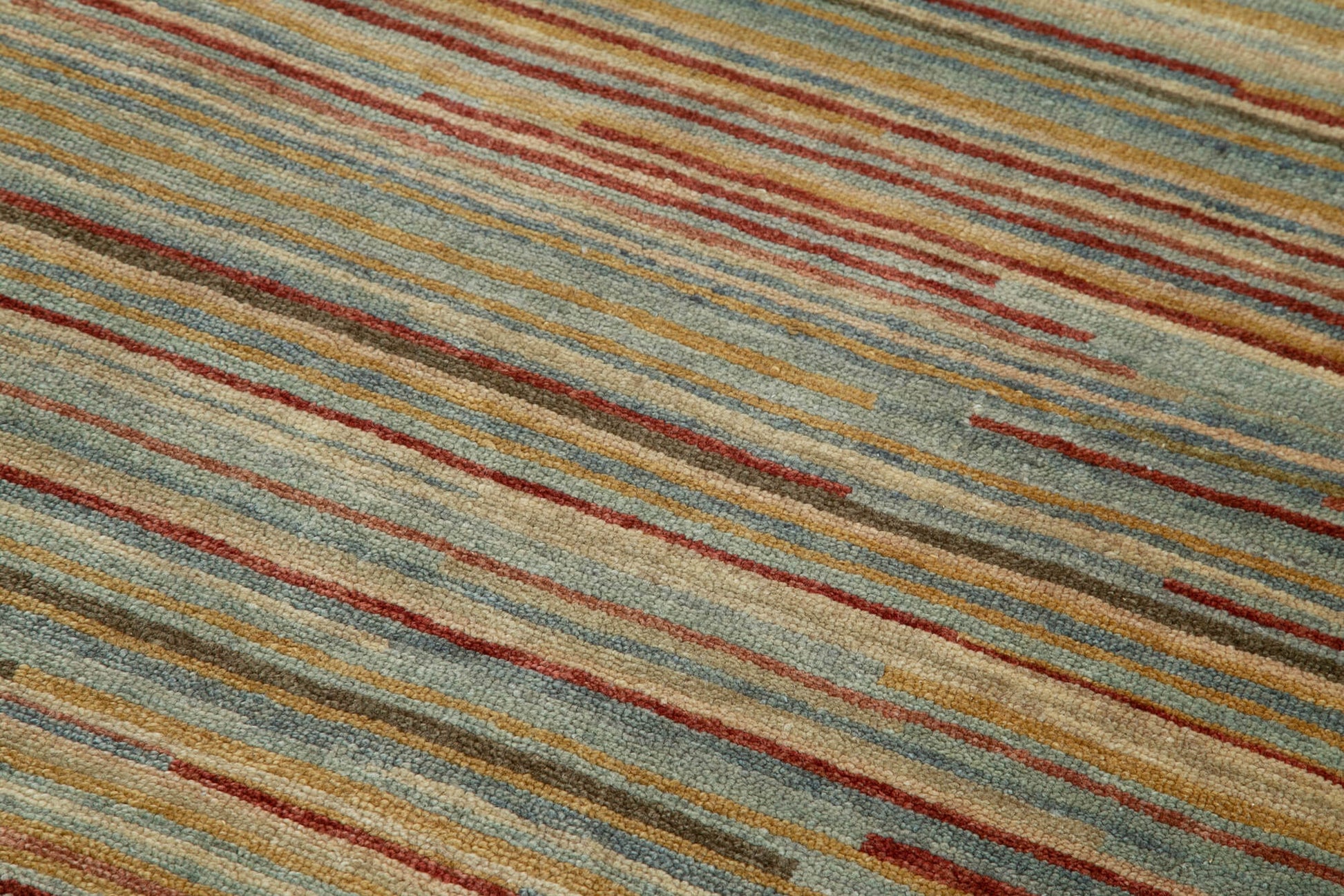 Tebriz Bej Klasik Pamuk Yün El Dokuma Halısı 88x281 Agacan