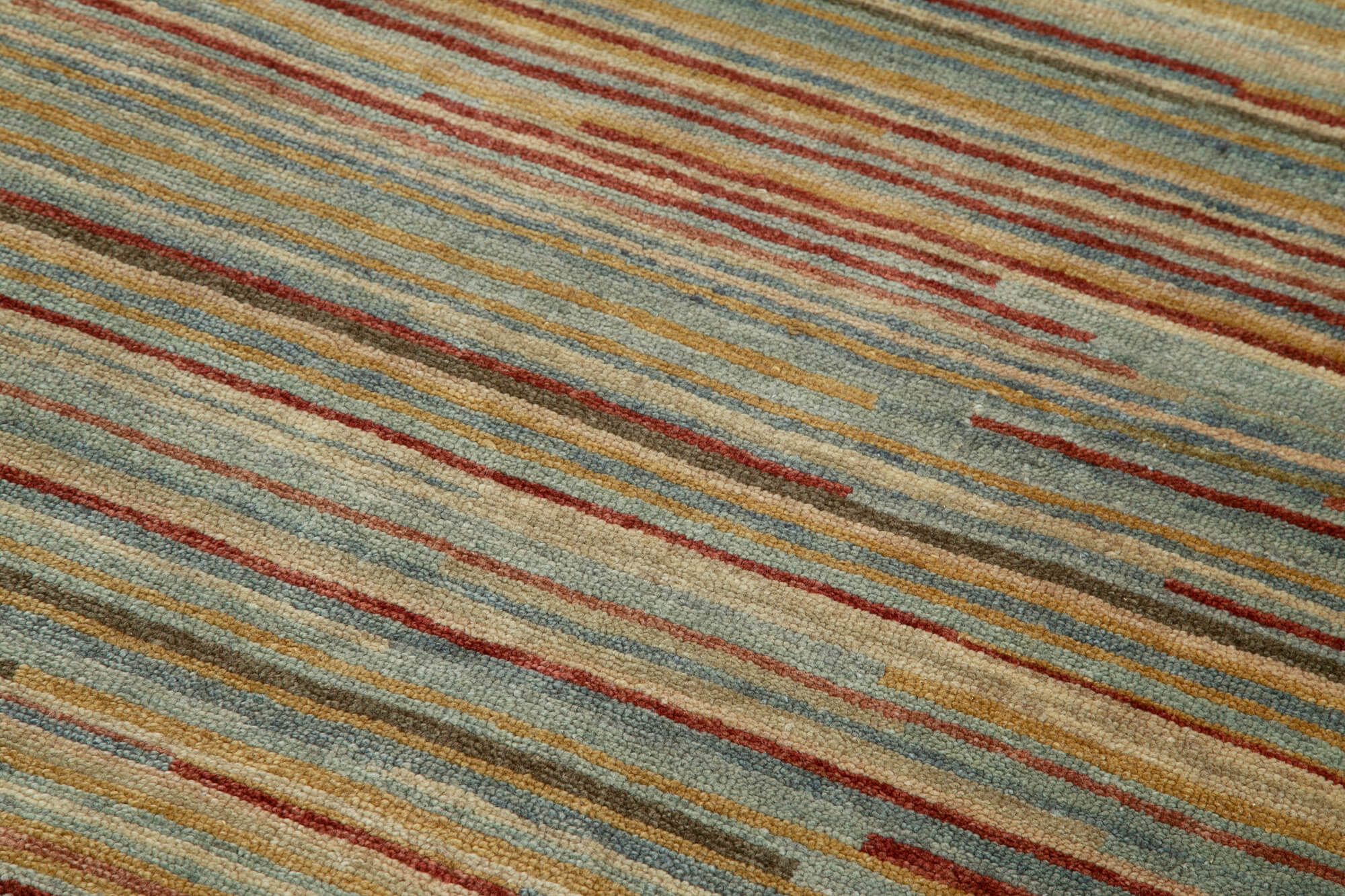 Tebriz Bej Klasik Pamuk Yün El Dokuma Halısı 88x281 Agacan