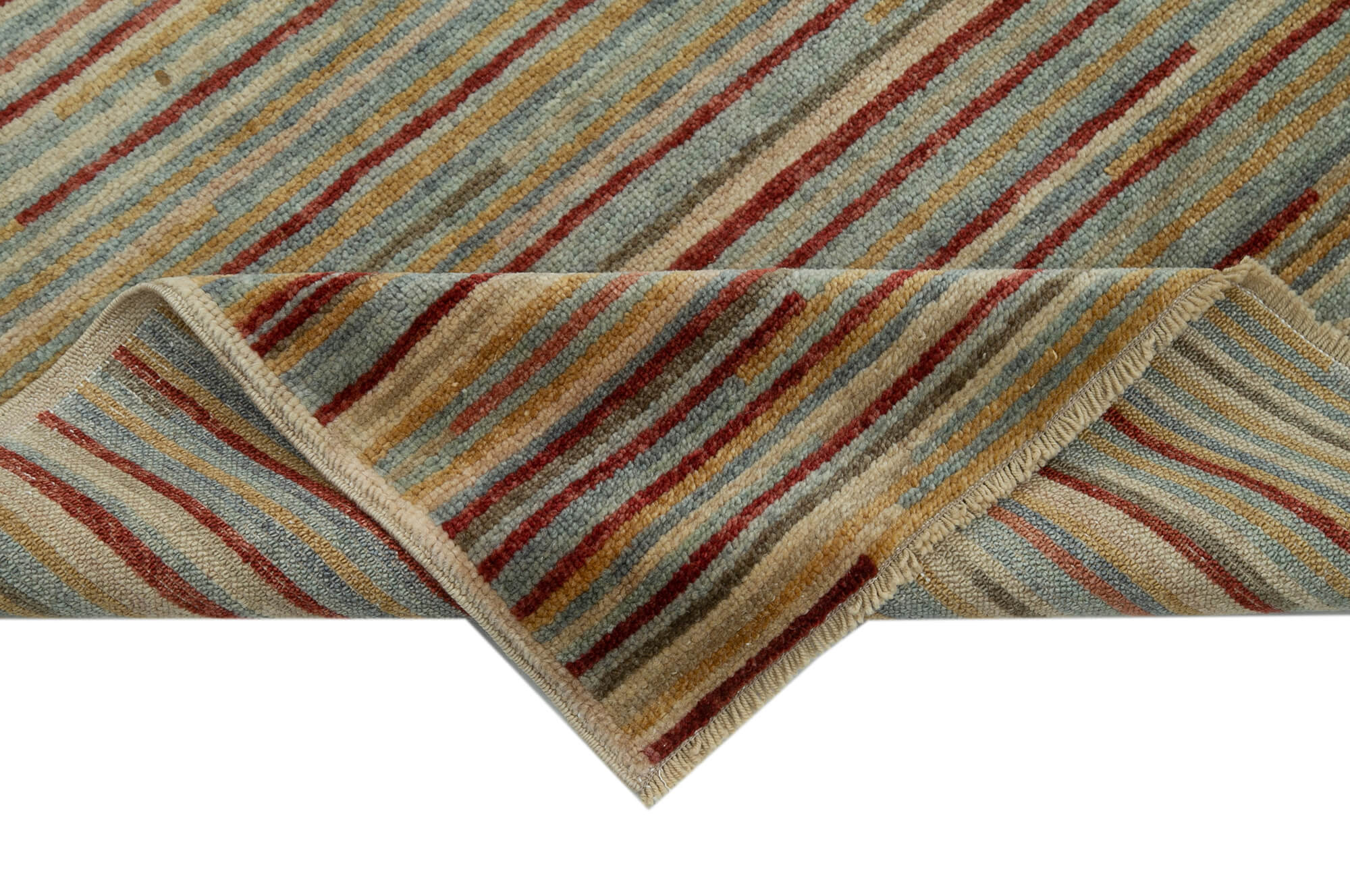 Tebriz Bej Klasik Pamuk Yün El Dokuma Halısı 88x281 Agacan