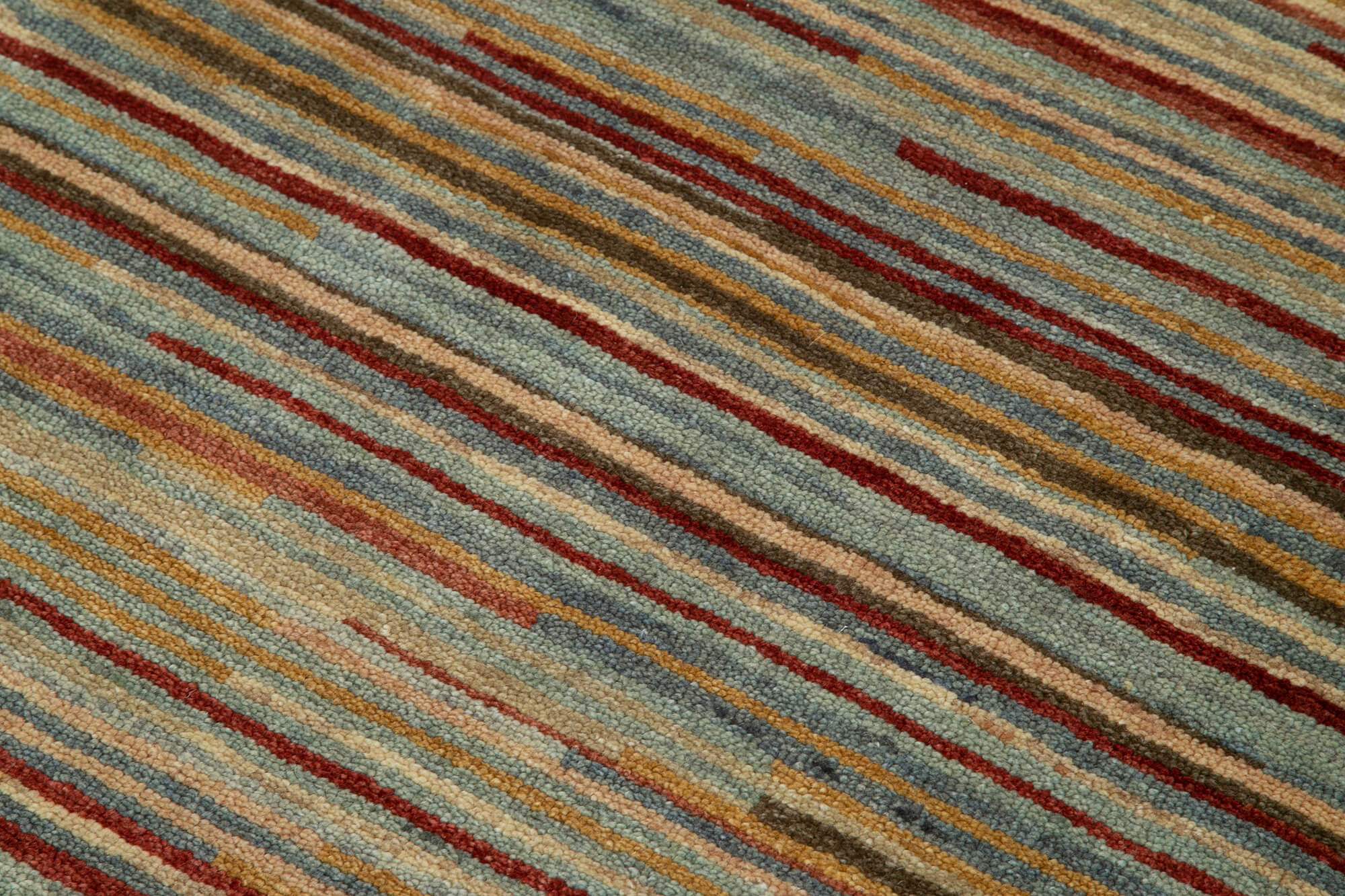 Tebriz Bej Klasik Pamuk Yün El Dokuma Halısı 85x282 Agacan