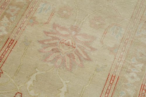 Tebriz Bej Klasik Pamuk Yün El Dokuma Halısı 72x420 Agacan