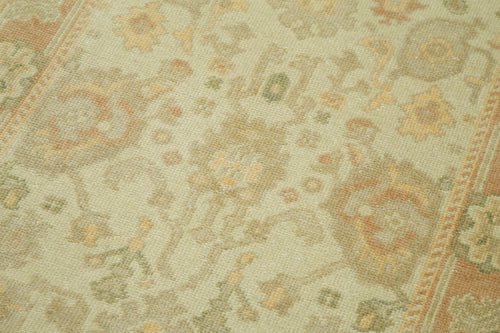 Tebriz Bej Klasik Pamuk Yün El Dokuma Halısı 82x361 Agacan