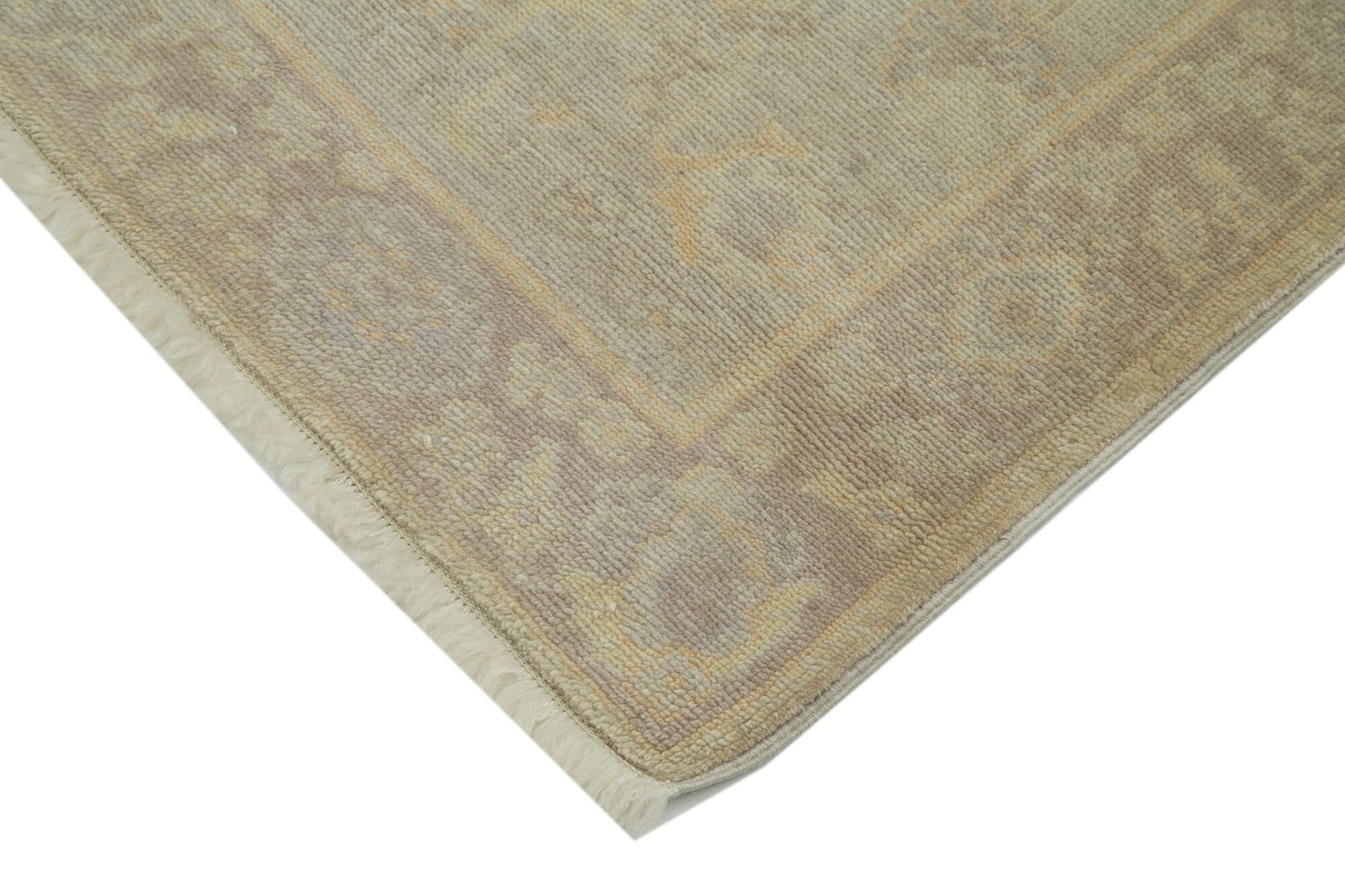 Tebriz Bej Klasik Pamuk Yün El Dokuma Halısı 80x359 Agacan