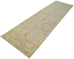 Tebriz Bej Klasik Pamuk Yün El Dokuma Halısı 87x361 Agacan