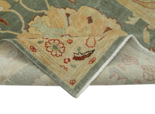 Tebriz Bej Klasik Pamuk Yün El Dokuma Halısı 84x376 Agacan