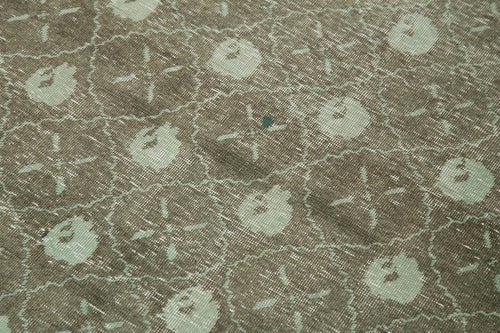 Tebriz Yeşil Klasik Pamuk Yün El Dokuma Halısı 115x175 Agacan