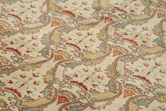 Tebriz Bej Klasik Pamuk Yün El Dokuma Halısı 198x289 Agacan