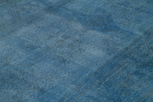 Tebriz Mavi Klasik Pamuk Yün El Dokuma Halısı 313x451 Agacan