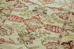 Tebriz Bej Klasik Pamuk Yün El Dokuma Halısı 77x416 Agacan