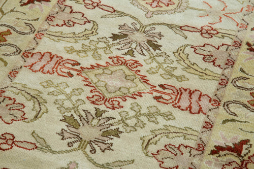 Tebriz Bej Klasik Pamuk Yün El Dokuma Halısı 77x416 Agacan