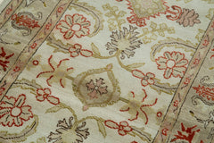 Tebriz Bej Klasik Pamuk Yün El Dokuma Halısı 75x422 Agacan