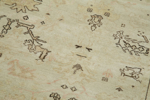 Tebriz Bej Klasik Pamuk Yün El Dokuma Halısı 86x364 Agacan