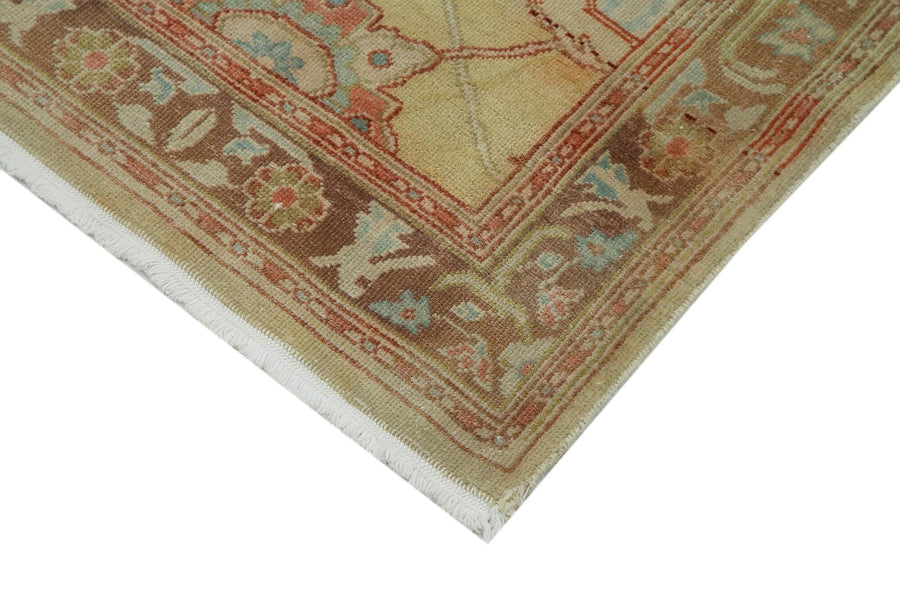 Vintage Red Floral Turkish Runner Rug 74x423 cm (2'5" x 13'11") – in the hallway