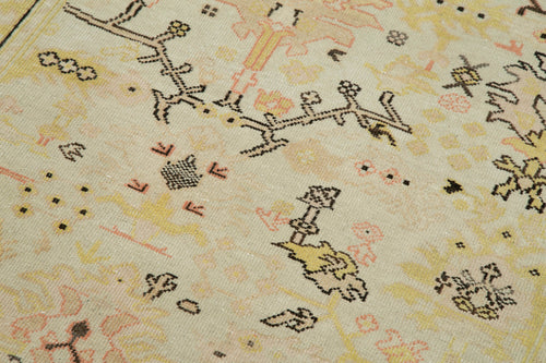 Tebriz Bej Klasik Pamuk Yün El Dokuma Halısı 90x363 Agacan