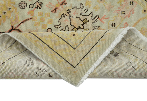 Tebriz Bej Klasik Pamuk Yün El Dokuma Halısı 90x363 Agacan