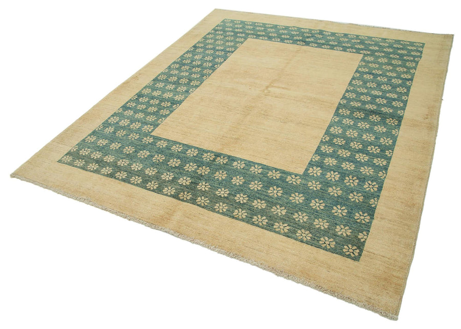 Tebriz Bej Klasik Pamuk Yün El Dokuma Halısı 198x240 Agacan
